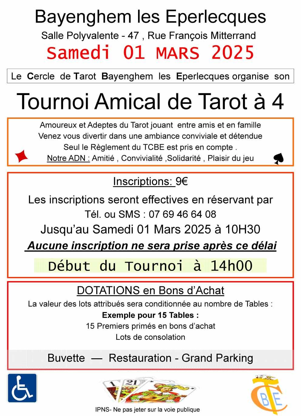 Tournoi amical tarot